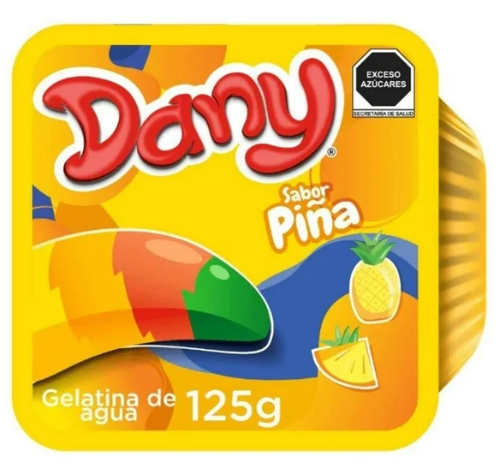 Jello Dany Pineapple 12 x 4 x 125 G